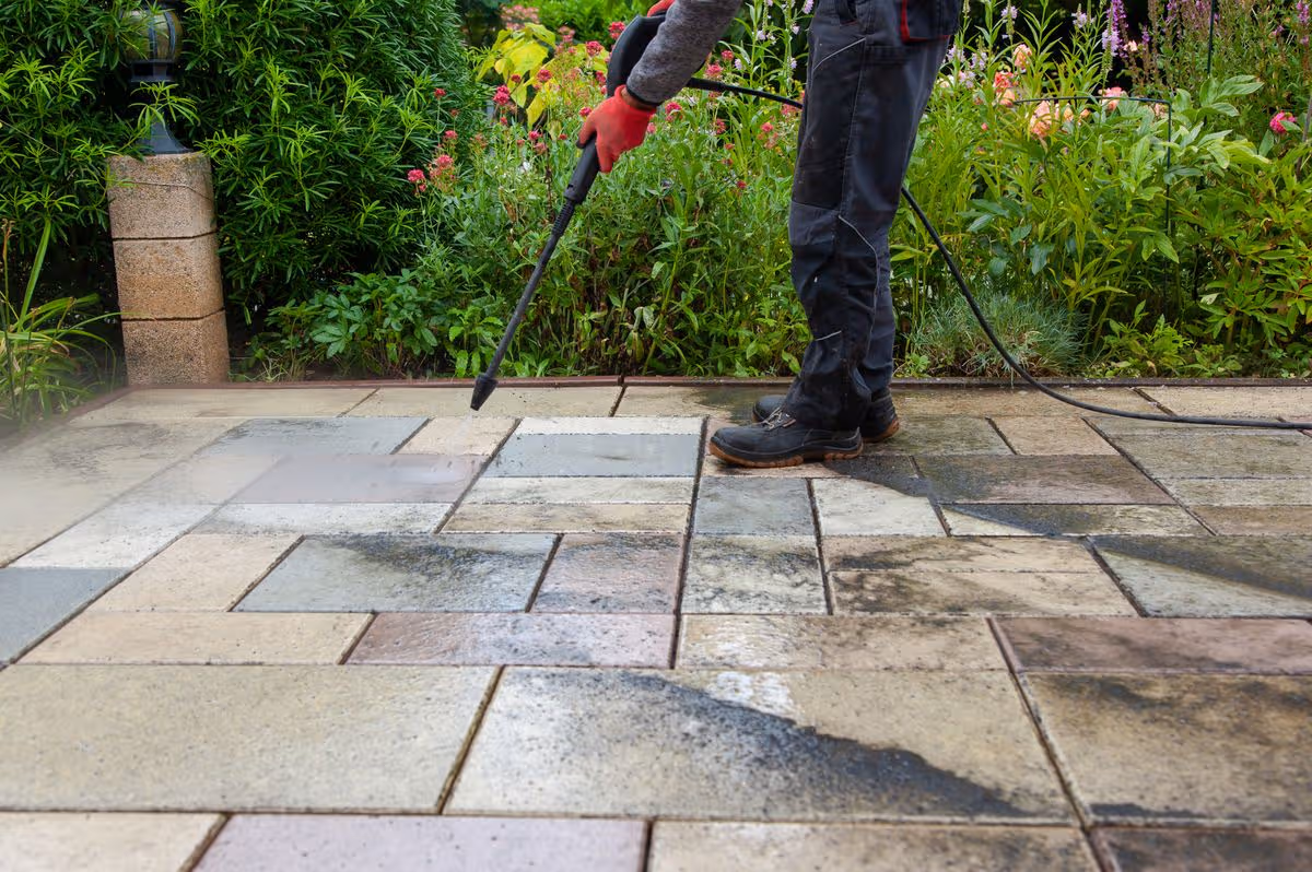 Patio cleaning