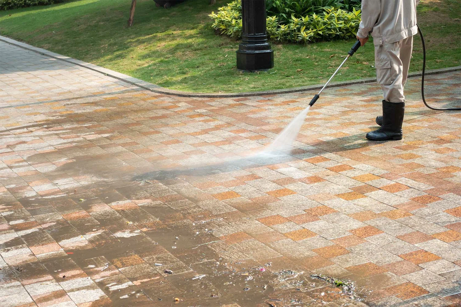 Driveway cleaning